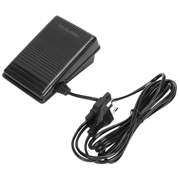 Fotpedal 3-håls rund stift med strömkabel Multifunktionella hushållssymaskiner Tillbehör EU-kontakt 220V