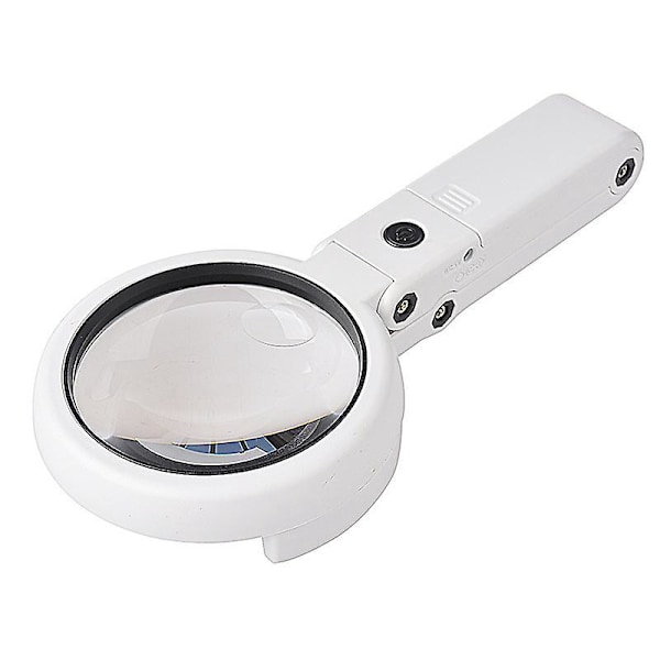 5-kertainen 11-kertainen USB suora pistoke 8 LED-valoa kädessä pidettävä jalusta lukemiseen huoltoon monikäyttöinen suurennuslasi FS75RC