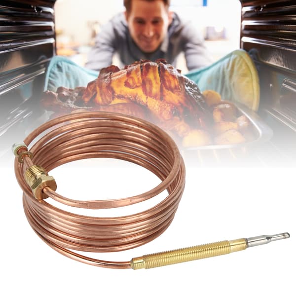 Gasspis Termoelement Kit Värmeskyddsutrustning Temperaturavkännande Sond med Mutter 1500mm