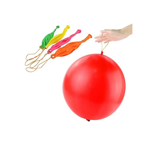Stærke 18-tommer Punch Balloner - 30 Pak, Assorterede Farver, Perfekt til Indendørs & Udendørs Sjov, Fester og Begivenheder