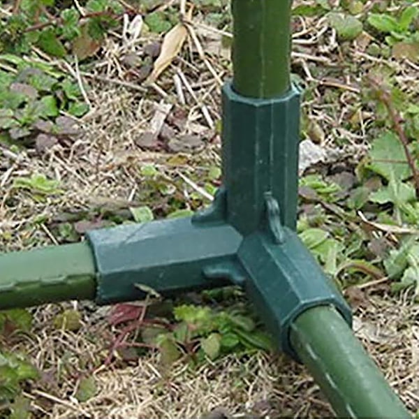Tunga växthusram Möbelkopplingar, 2 st 16 mm PVC-rörbeslag Böj \"T\" Kopplingar
