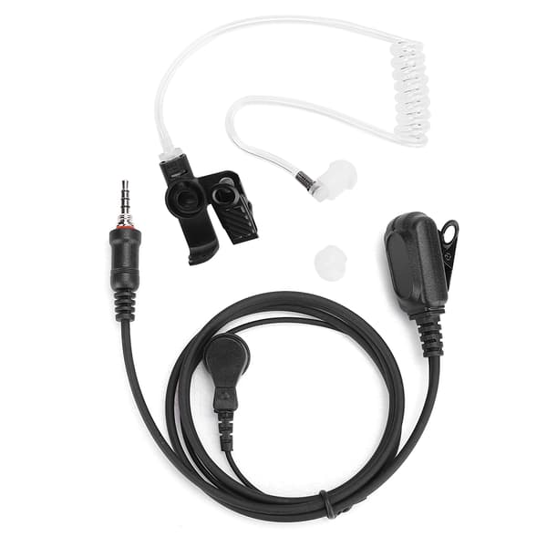 PU IP54 Vanntett Hodetelefon In-Ear Luftguide Headset Tilbehør for ICOM IC M33 M25 M34