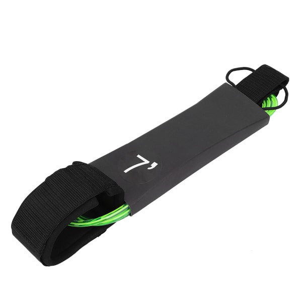 TPU 7 mm elastisk vattensportfotsrep Surfingpaddelbräda Ankelfjäder Traction Strapgreen