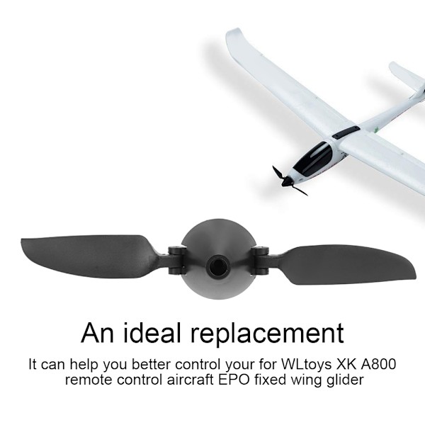 För WLtoys A800 Remote Control Aircraft EPO Fixed Wing Glider Propeller Set Del Tillbehör