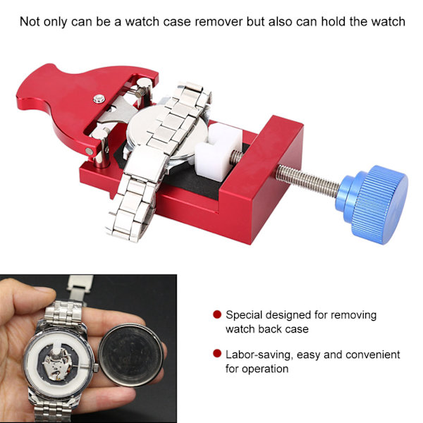 Urkasseåbner Snap Watch Back Cover Remover Ur Reparationsværktøj Tilbehør