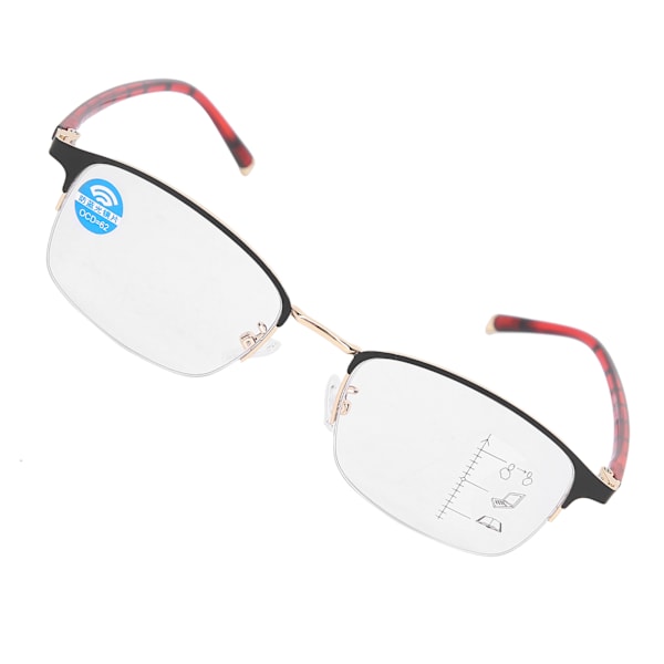 Zoom Presbyopic lasit Sininen valoa estävät lukulasit Unisex Vanhusten lasit(+350)
