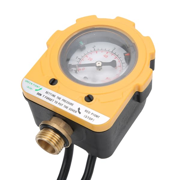 Vannpumpe Trykkregulator Automatisk Elektronisk Justerbar Bryter E06‑1500 30AEU Plugg AC220V