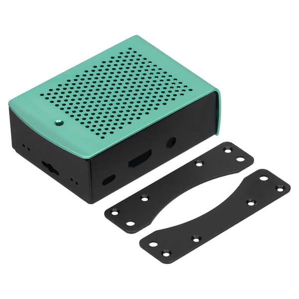 Värmeavledande hölje i aluminiumlegering med fläkt för Raspberry Pi 2 3 B B+