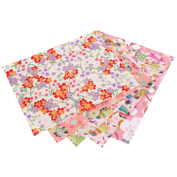 10 st japansk stil bomullstyg blommönster sömnadstillbehör för DIY handgjorda väskor dockkläder 25x20cm