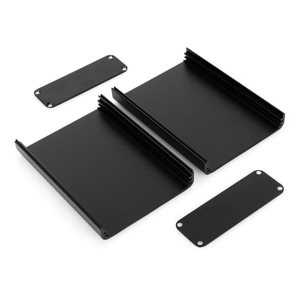 Aluminium PCB Instrumentlåda Kapsling Elektronikprojektfodral DIY 100*71*25mm