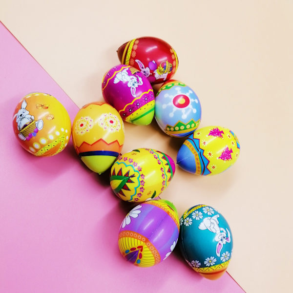 10 stk. PU sprett egg baller stressavlastning egg leketøy simulering påskeegg dekompresjon leketøy