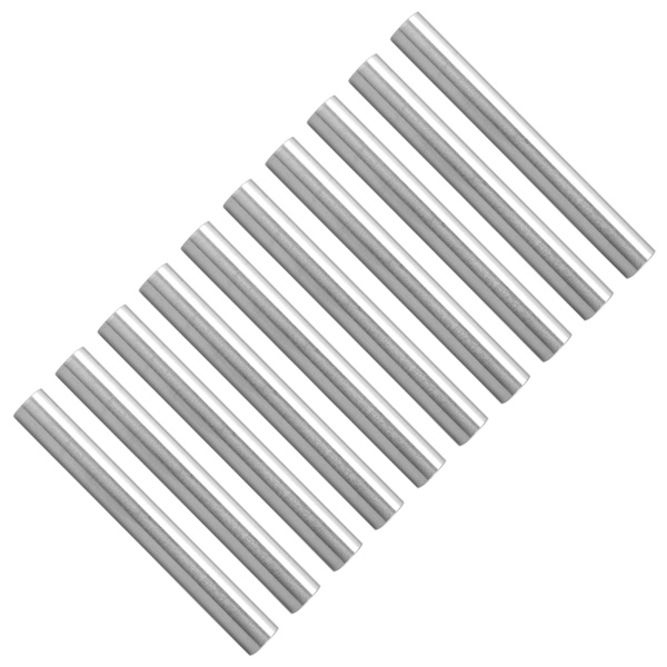 10 stk aluminiumsrør runde rette rør robotstøtteverktøy Dia 12mm 6100-1012-0100