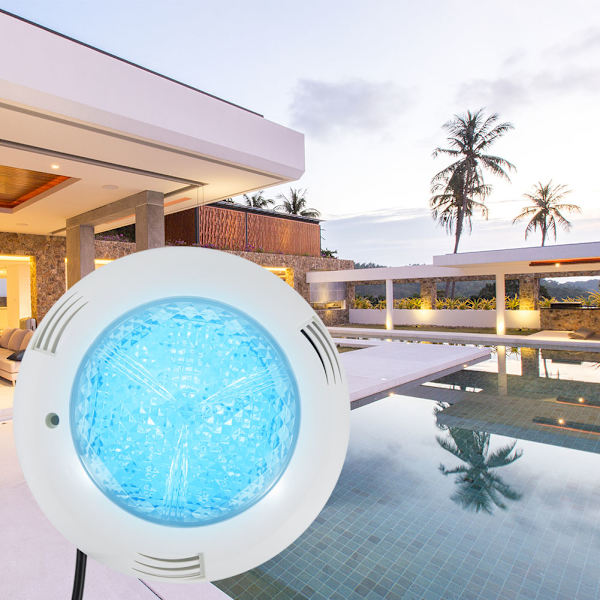 15W AC12V LED RGB undervattensljus IP68 vattentät RGB poolbelysning med fjärrkontroll
