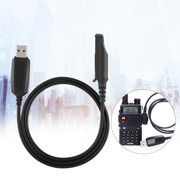 Walkie Talkie USB-programmeringskabel för BaoFeng UV 9R BF R760 BF 9700 BF A58 GT-3WP Retevis RT6