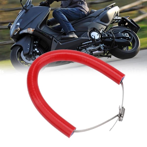 Motorsykkel eksosrør anti-fall stangring passer til Yamaha tmax530 (rød)