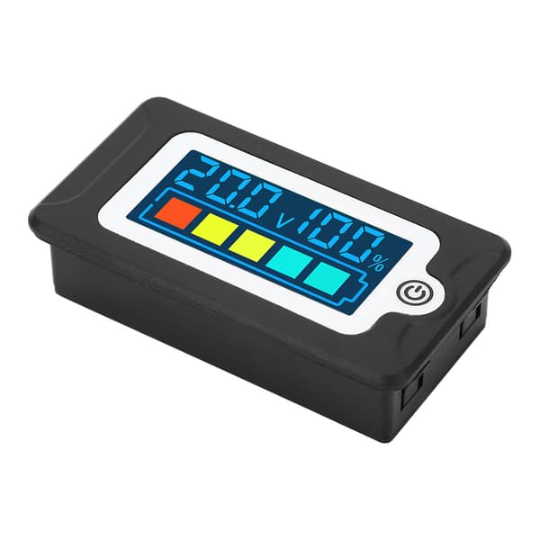 Batterispänningsprocenttestare LCD-display Ternär litium återstående batteridetektor mätare monitor