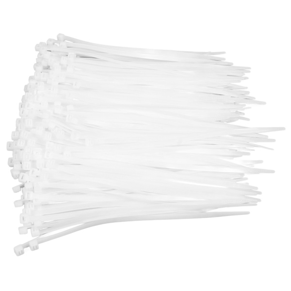 250 stk Kabelbinder Nylon værbestandig selvlåsende ledningsbånd for hjemmekontor 120 Lbs 200 mm / 7.87in