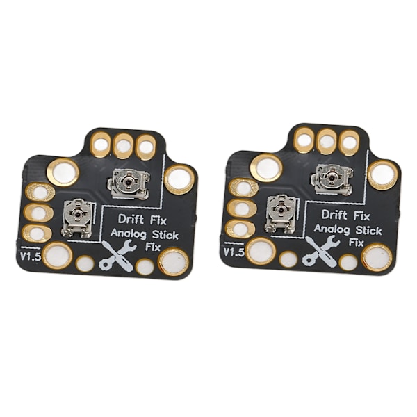 2 stk. Gamepad Joystick Drift Reparationskort Universal 3D Analog Stick Drift Fix Mod til Spilcontrollere Sort
