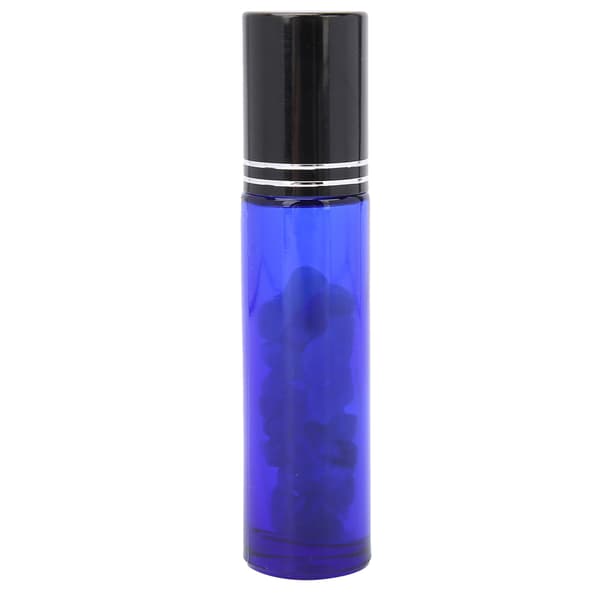 Professionell Blå Eterisk Olja Rollerflaska Enkel Bärbar Glas Roll-on Flaska 10ML Fluoritkula