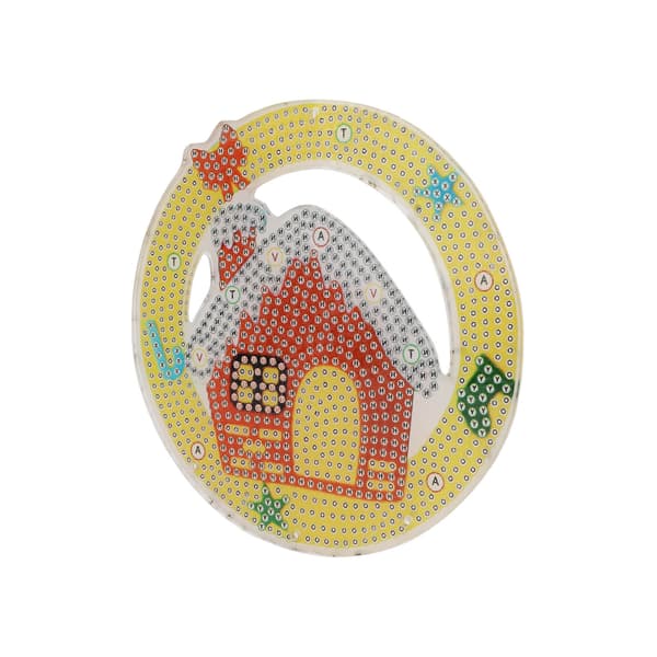 Rhinestone Maleri Lille Husform DIY Dekorative Ornamenter til Håndværkselsker