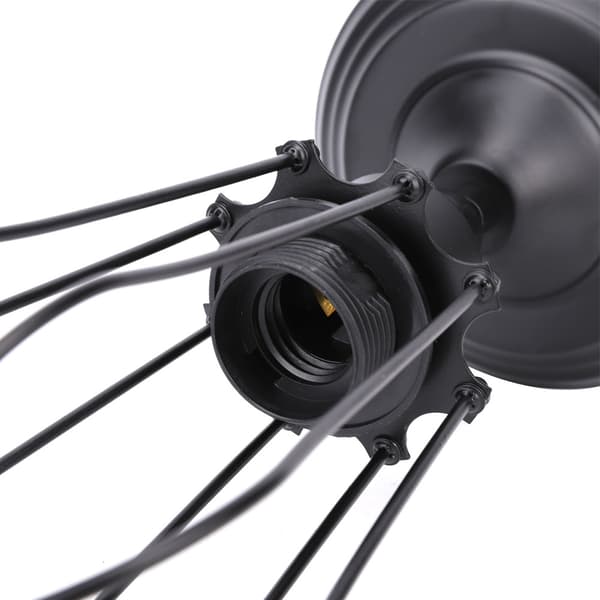 85-240V E26/E27 Vegglampe i retrostil for baderomskorridor, svart
