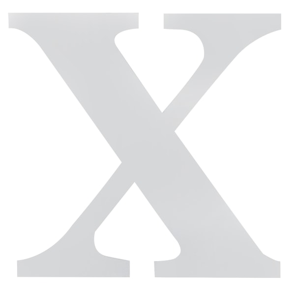 Alfabet spejl vægklistermærke 3-dimensionel vægmærkat til hjemmet Stue soveværelse DecorX