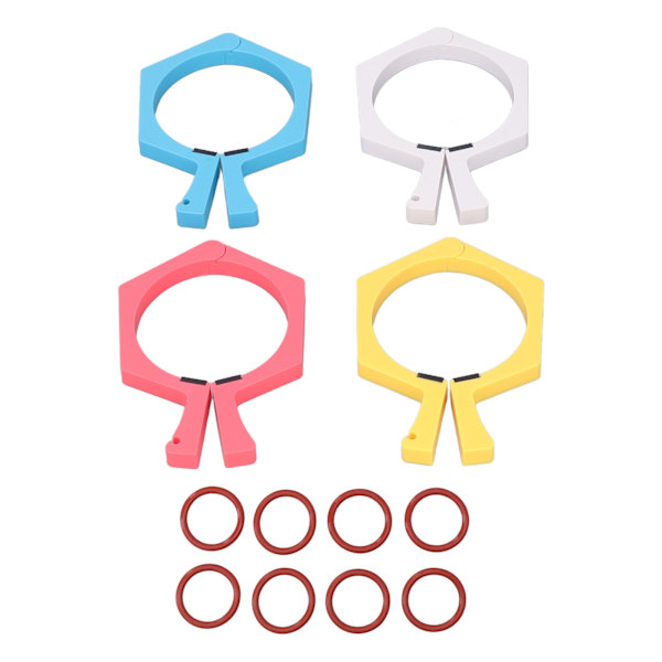4 stk sublimering tumbler klemme ABS sublimering tumbler klemmeholder grep klips fikseringsverktøy for 20oz