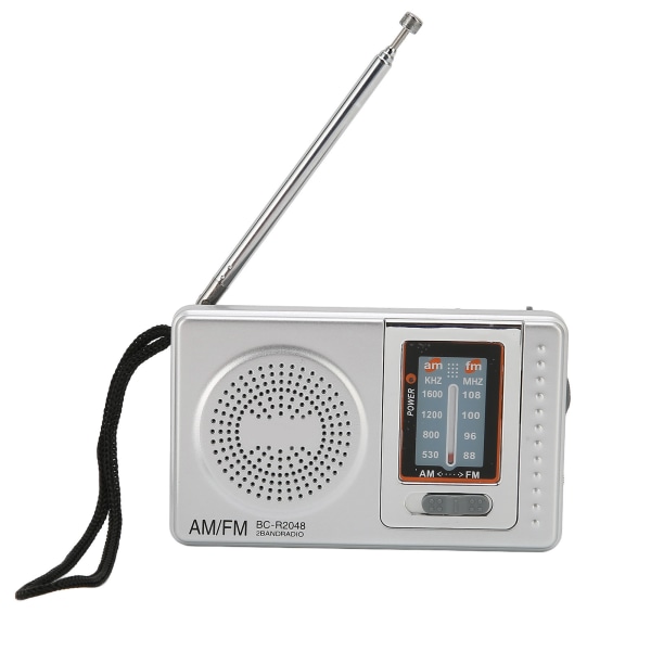 Bärbar radio DSP Chip AM FM transistorradio med inbyggd högtalare för hemreseunderhållning Arbetsnödsituation