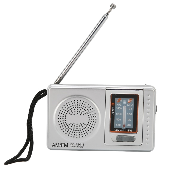 Kannettava radio DSP Chip AM FM-transistoriradio sisäänrakennetulla kaiuttimella kotimatkailun viihdetyöhätätilanteeseen