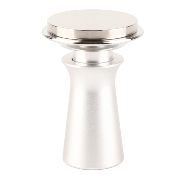 Kaffetamper Kaffepulverpressehammer Rustfrit Stål Konstant Tryk til Kaffetilbehør Sølv 53mm
