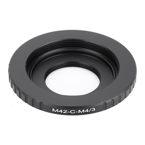 M42 / C Mount filmobjektiv til spejlløse kameraer adapter dobbelt formål (M42/C M4/3)