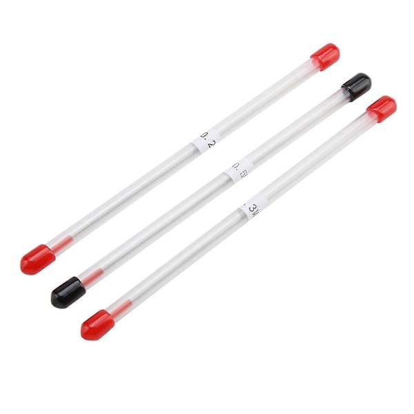 Ersättningsnålar och spetsar för airbrush - 3 st 0,2 mm, 0,3 mm, 0,5 mm Zekai