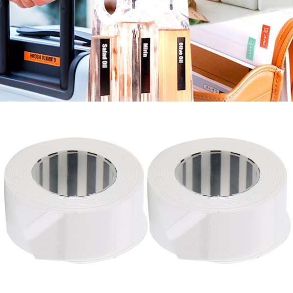 2 stk. Print Label Tape Cute Ribbon Termopapir til KINGJIM/TEPRA LR5C Labeler(EQT15W)