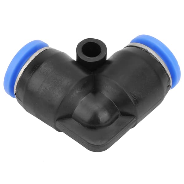 10 stk. Plast Lige Albue Hurtigkobling Pneumatisk Luftslange Rør Push Fitting PV-8 (8mm)