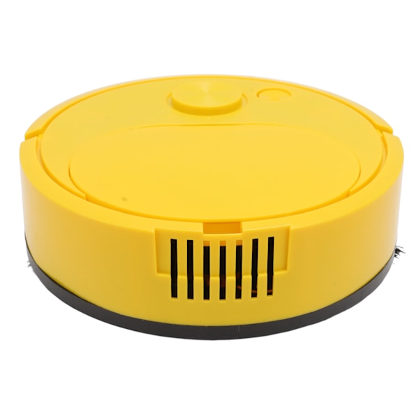Robotstøvsuger Multifunksjonell USB-lading Mini Smart Feierobot for tregulv, fliser, tepper, gul