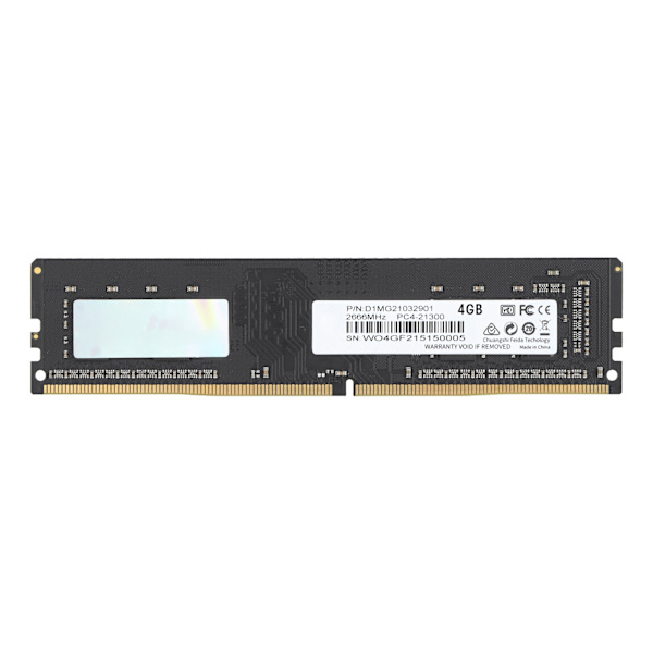 DDR4 RAM Slim Alumiini Korkea suorituskyky PCB DDR4‑2666MHz SODIMM PC4‑21300 Työpöydän muisti 4GB