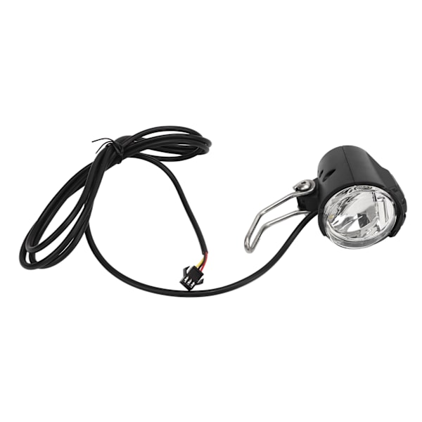 Pyörän LED-etuvalo DC 12V - 60V 2.4W IPX4 vedenpitävä, erittäin kirkas etuvalo yöpyöräilyyn