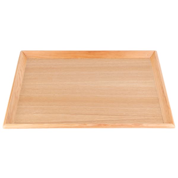 Rektangulær bakke til service, te og madservering til restaurant, hjem, hotel, tehus, mellemstørrelse 36,5x27cm