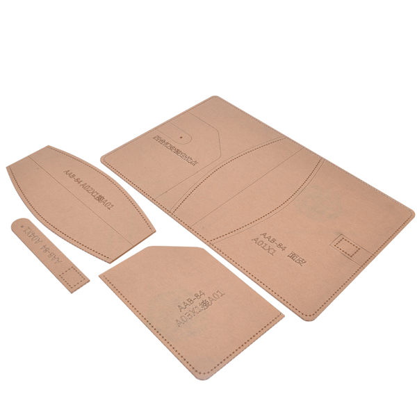 Läder mall Set Transparent akryl DIY handgjorda anteckningsbok cover Craft Tool