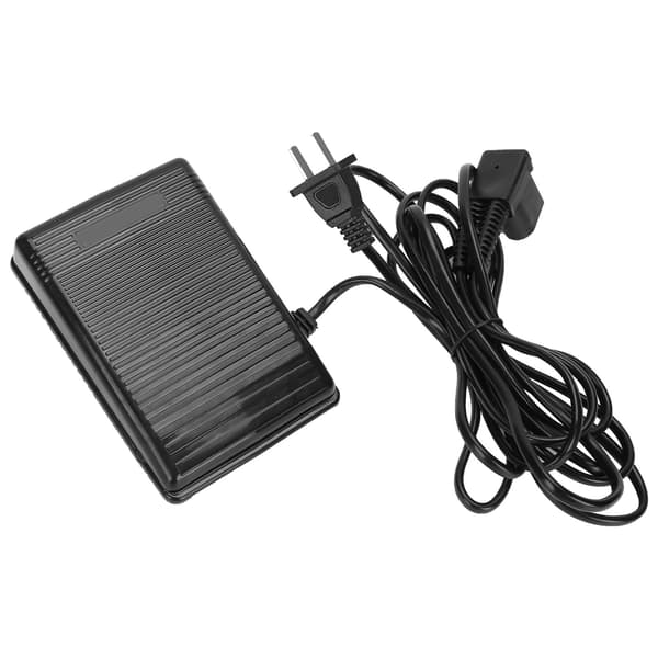 Symaskine Fodpedal Multifunktionscontroller 3-bens stik med 2m/6,6ft ledningslængde (US-stik 110V)