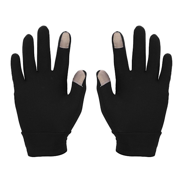 BOODUN Lycra Vinter Sykkel Full Finger Hansker Berøringsskjerm Varm Vindtett(Svart)