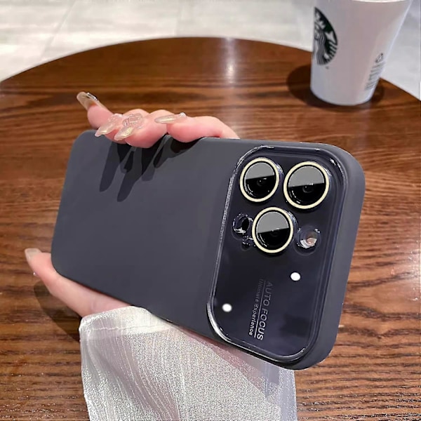 Lämplig för enfärgat silikon iPhone15 mobilskal iphone15Pro