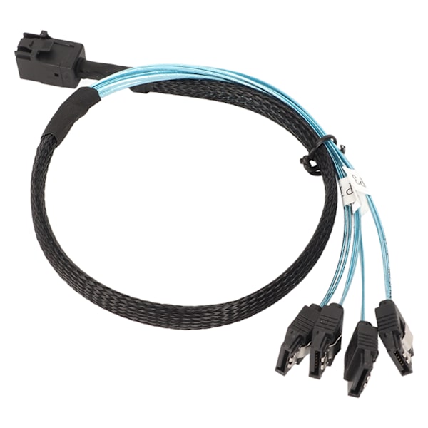 12 Gt/s Mini SAS HD SFF 8643 - 4 SATA 3.0 -kaapeli PVC-kaksikanavainen 7P-palvelin kiintolevyjärjestelmän datalinja 1 m / 3,3 jalkaa
