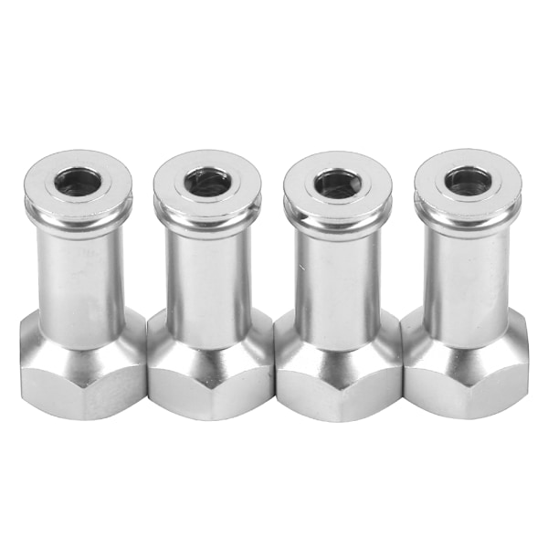 Förlängningskoppling 24 mm längre kombinationsadapter för Traxxas Slash 1/16 RC-bil (silver)