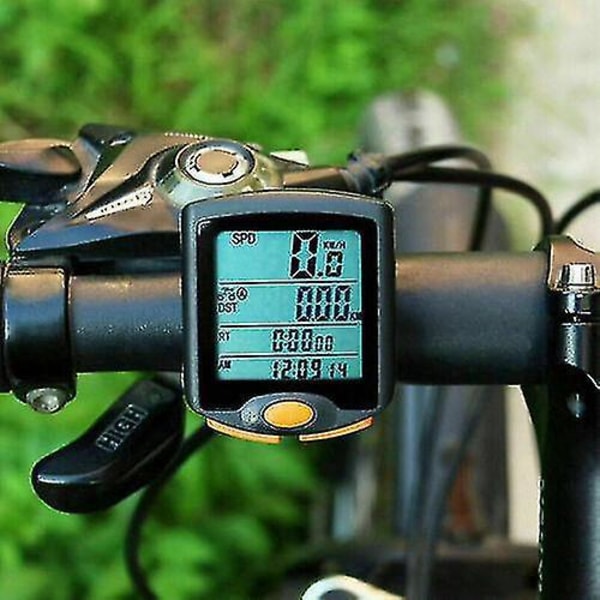 Vandtæt Cykel Speedometer Trådløs LCD Odometer Cykel