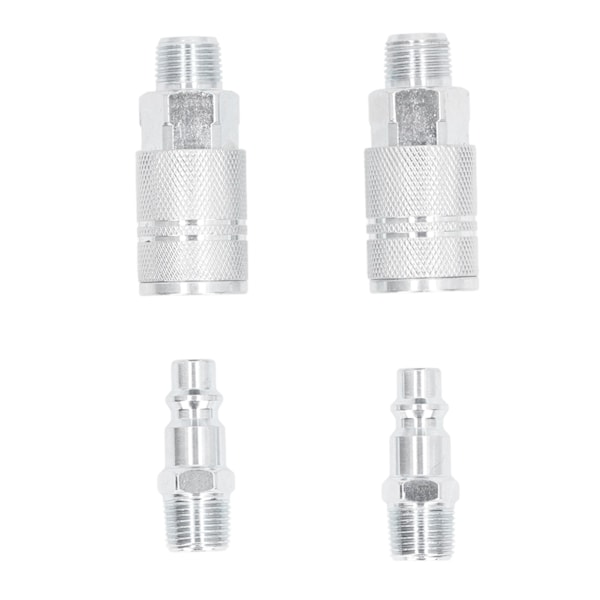 Luftslange Fittings 2 Ekstern Forbindelse 2 Ekstern Stik 3/8 Tommer NPT Industrielle Luftkompressor Hurtigkobling Fittings