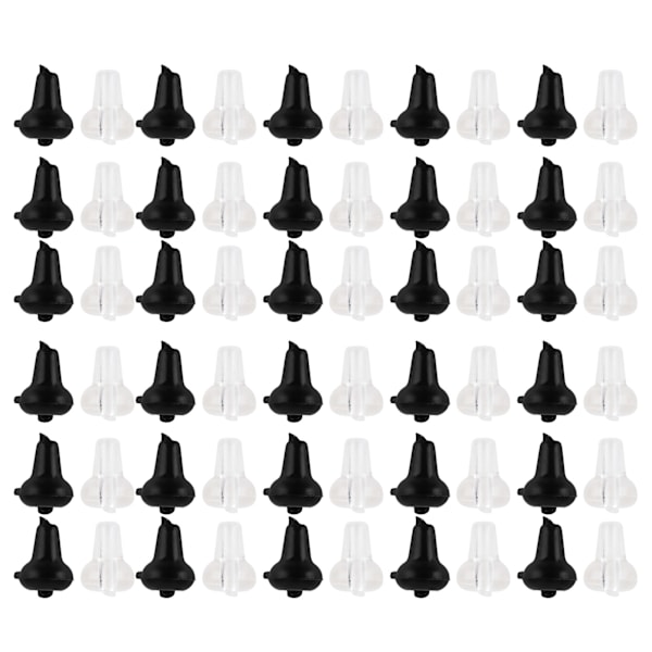 60 stk PVC fiskekrok karper rigg ring stopper perler fiskefiksering buffer holder tilbehør