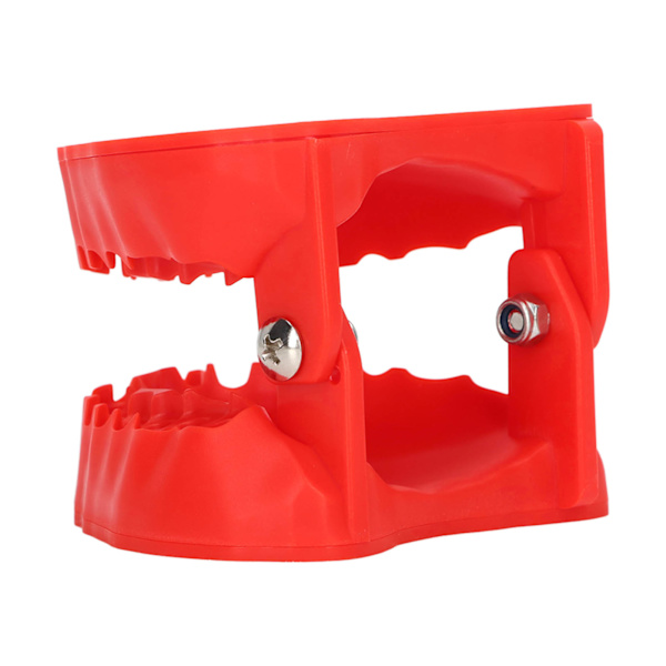 Tandprotese borebitsholder 28 borebits organizer Bærbar tandprotese bitsholder med magnet rød