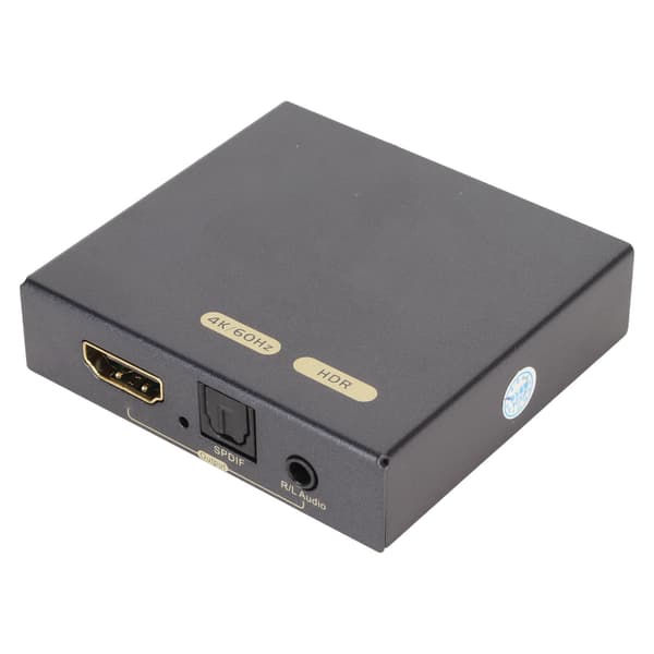 HD Multimedia Interface Lydudtrækker Version 2.0 4K 60Hz Optisk 5.1 Kanal til 3.5mm Lydudtrækker 100‑240V US Stik