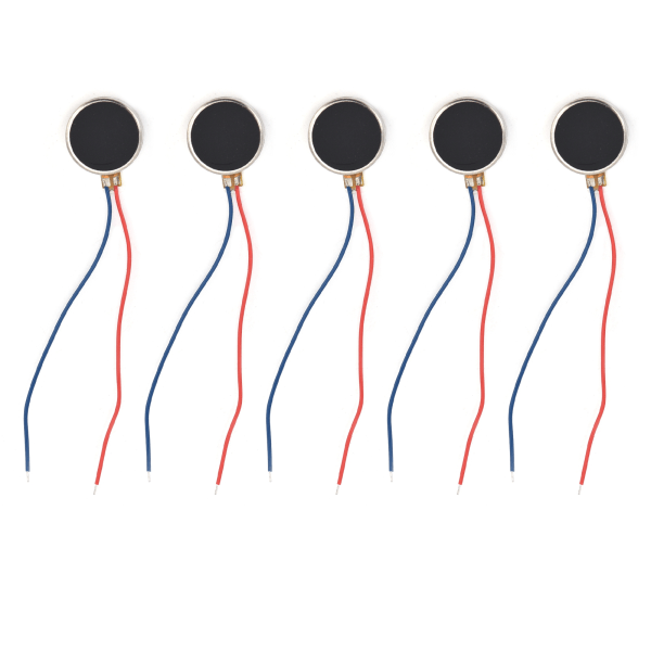 Mini Vibrationsmotor Liten Storlek Lätt Låg Brus Platt Knapp Typ Mikro Motor 3V